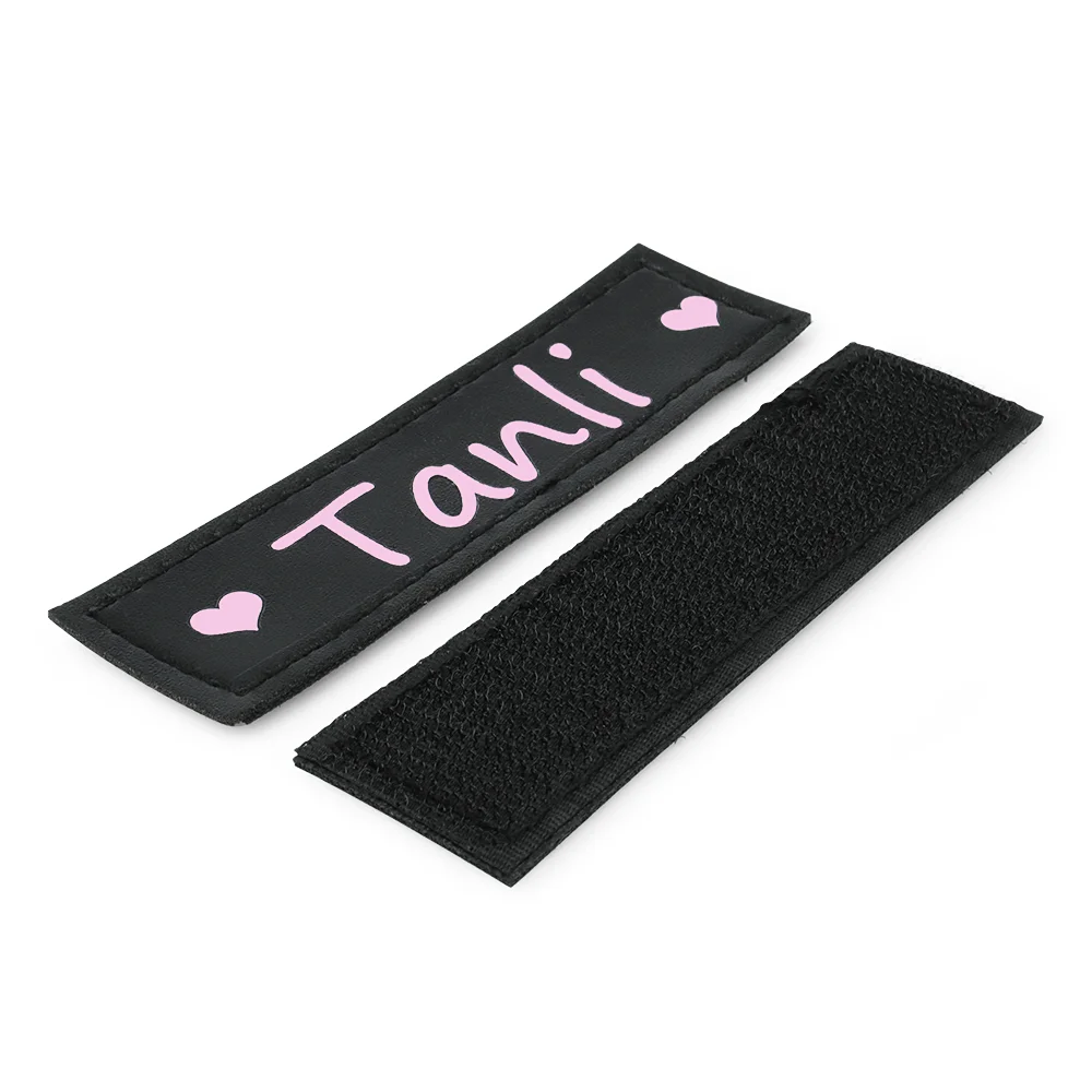 Pet ID Tags Personalized Pet Name Tag Accessories Dog ID Custom Dog Harness Collar Label Sticker Customized Pet Cat Phone DIY 2pcs pet id tags,dog collar tags