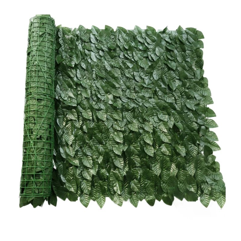ArtificialPlantFenceIvyFencePanelsGreenLeafPrivacyFenceGrass