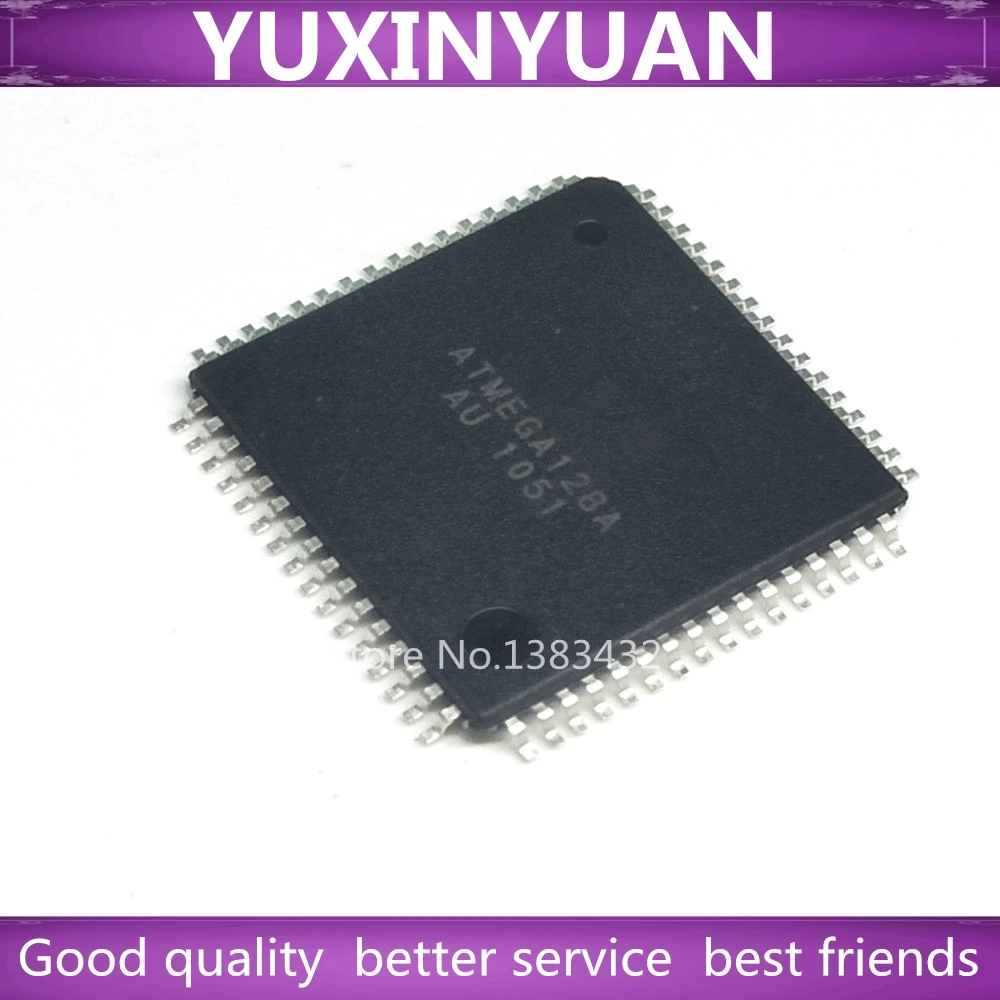 

6 шт. ATMEGA128A-AU ATMEGA128A VT1708S QFP YUXINYUAN IC в наличии