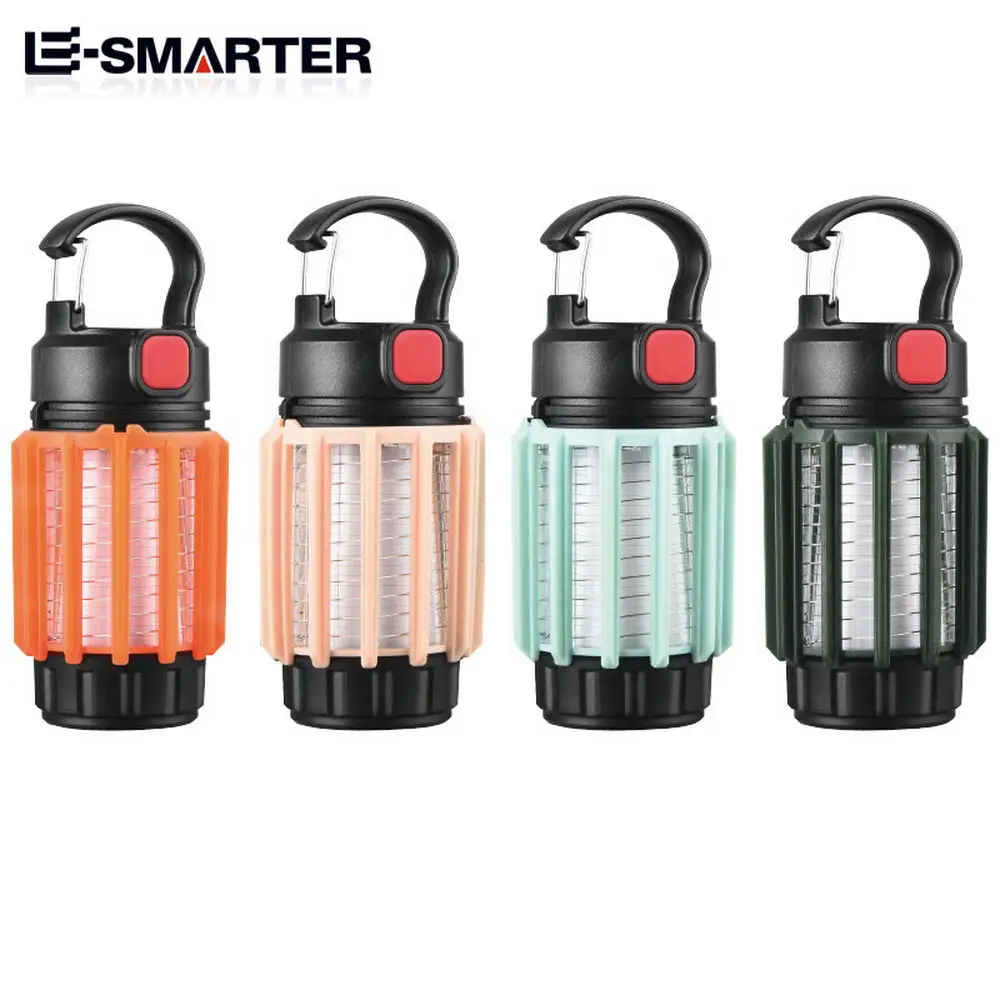MINI USB Rechargeable LED Electric Shock Mosquito Killer Lamp Portable Lighting Mosquito Trap Household Repellent Lamp