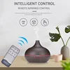 Air Humidifier Aromatherapy Essential Oil Diffuser Wood Grain 500ml Ultrasonic Remote Control 7 Color Lights For Home Bedroom  5