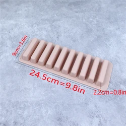 Silicone Long Strip Finger Biscuit Mold Tray - Nonstick Bakeware (YH-574-Pink)