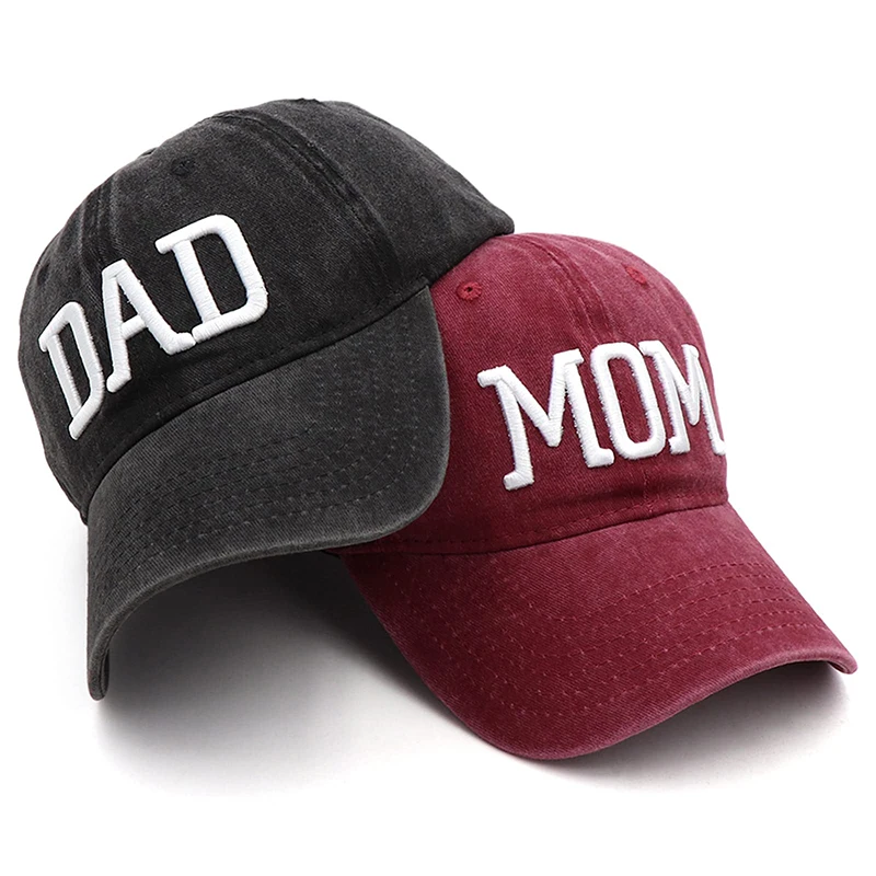 Baseball Cap Baseball Caps Baseball Hats Mom and Dad Hats Fathers Day Mom Dad Gifts Hat Embroidered Adjustable Baseball Caps Gift for Couples Parents