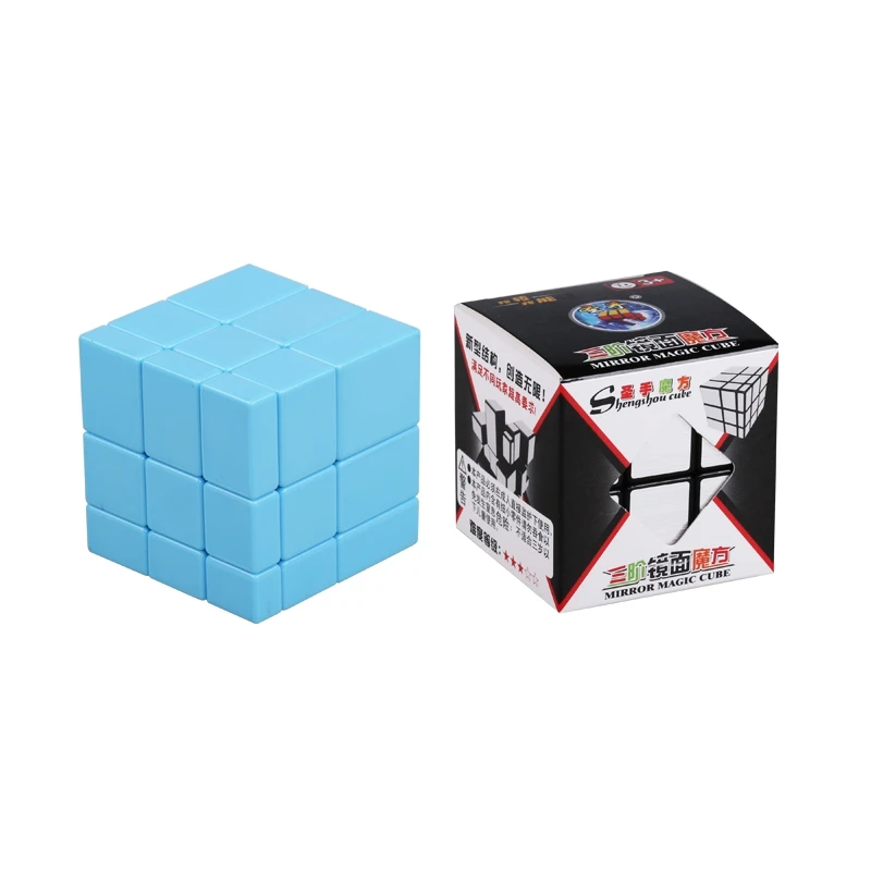 קוביית מהירות SENGSO 3X3 Mirror SQ-O SQ-1 ללא מדבקות מגנטיות לתחרות מתחילים בצורת ריבוע-1 מיוחדת קוביות מקצועיות