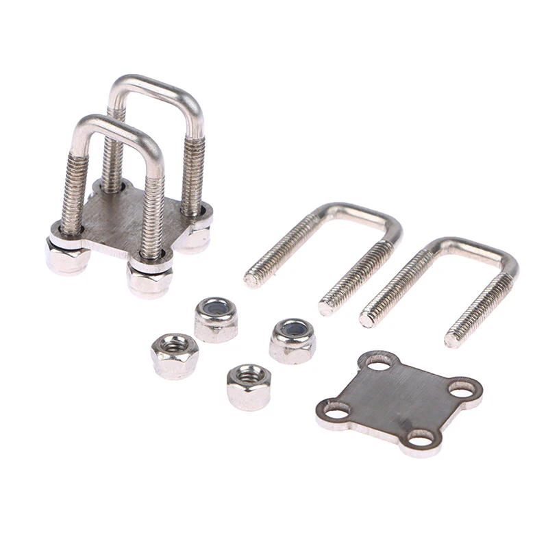 

Fixed Bolt Unpowered Axle U-shaped Screw Suspension Bracket for 1/24/20 Tamiya RC Truck Tipper Car