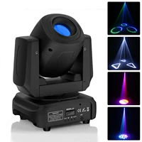 100W Moving Heads LED Spotlight DMX 512 RGBW Prism Light Effect 8 Colors and 8 Gobos For DJ Disco Band Show Party Stage Lights 1