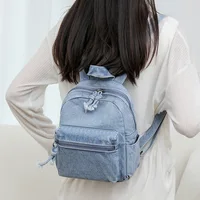 Personalized Denim Backpack For Women Simple And Casual Small Backpack For College Students Male Backpack Trend Travel Bag 2