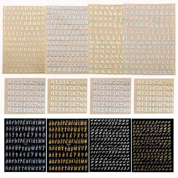 Alphabet Resin Filler Stickers 1