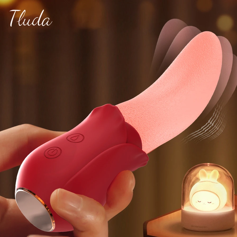 Zunge lecken Vibrator für Frauen Blowjob Simulation Wackeln weiche Silikon Klitoris Nippel Vibrator weibliche Masturbation Sexspielzeug