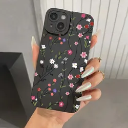 Vintage Floral Pattern Soft Silicone Phone Case Cover - Redmi Note 10 (1)