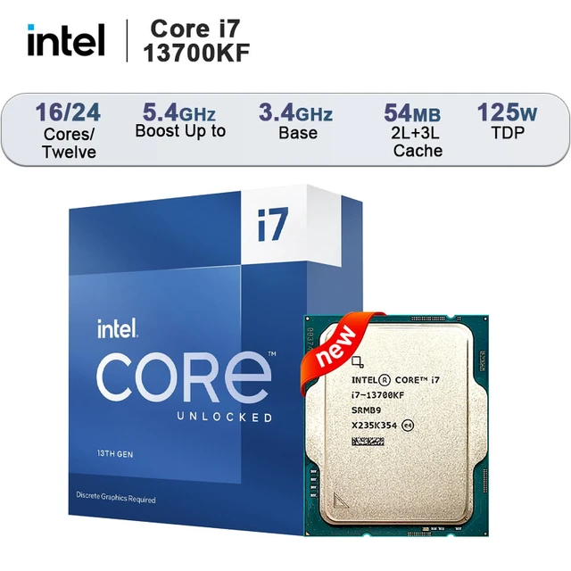 Intel Core i7-13700KF (3.4 GHz) - Processeur - Top Achat