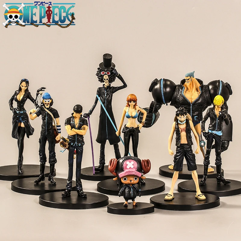 

Anime One Piece Monkey·D·Luffy Roronoa Zoro Action Figures PVC Model Toys Nami Usopp Sanji Chopper Robin FRANKY BROOK Figures