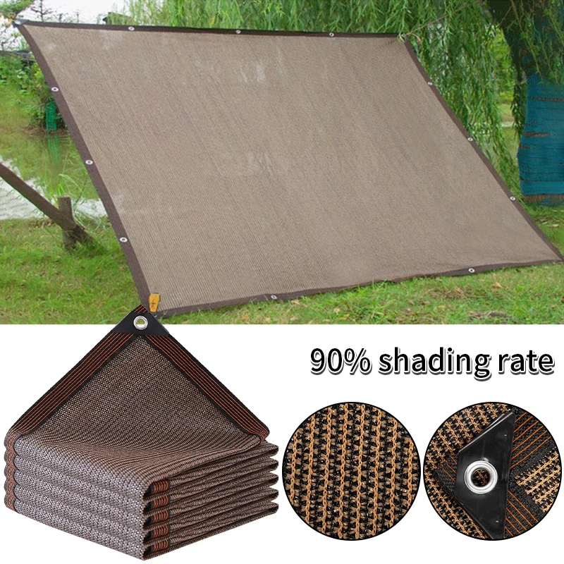 Sunshade Net Garden Patio Sun Shelters Bivouac Shade Awning Outdoor Camping Sunscreen Mesh