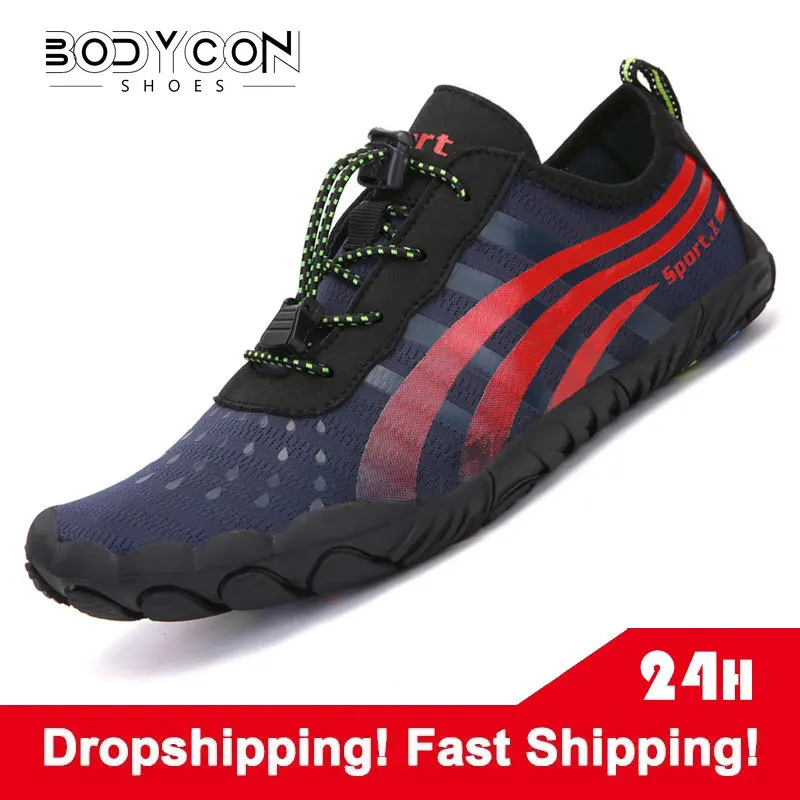 

Beach Shoes for Men Women Water Shoes Quick Dry Breathable Couple Barefoot Sneakers for Swim Surf Aqua Wading Pool Gym