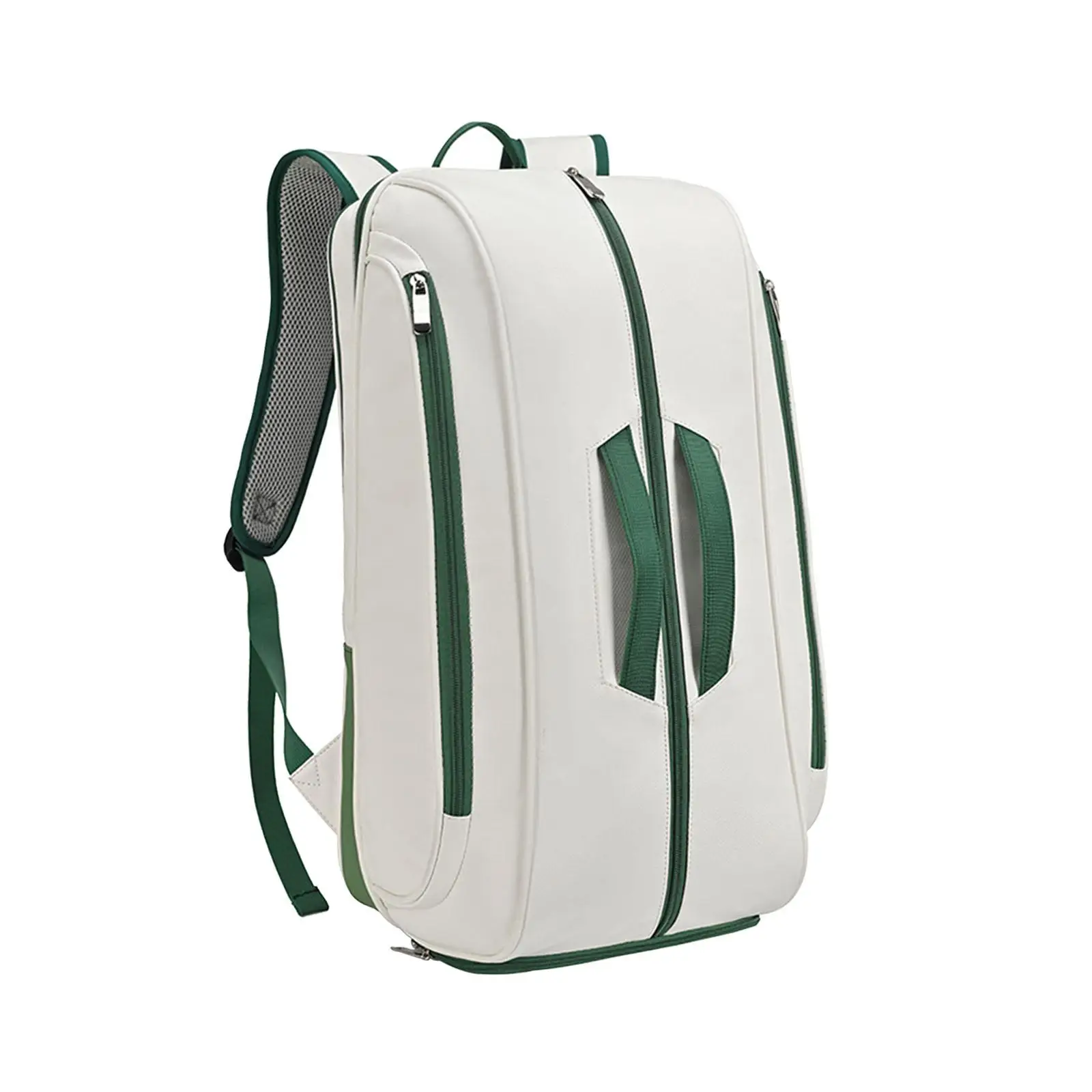 Tennis Bag Portable Badminton Backpack Sports Backpack Tennis Backpack for Beginners Men and Women Travel with Shoes Pocket