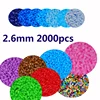 Fuse Beads 2000pcs 2.6MM 3D Pixel Puzzle Mini Iron Beads Handmade Crafts Decor DIY Make Puzzle High Quality Melting Beads 1