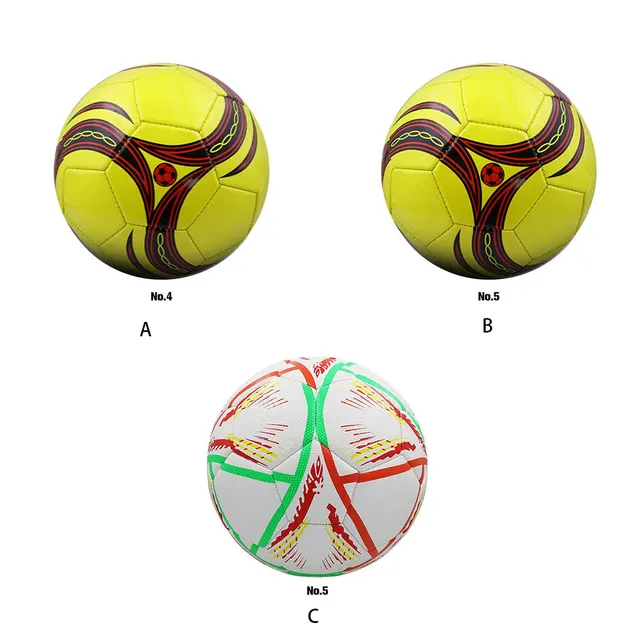 Soccer Ball Size 4 - Promotes Teamwork And Fun In Football Training Soccer Training Kids Football Soccer Balls Yellow No.5