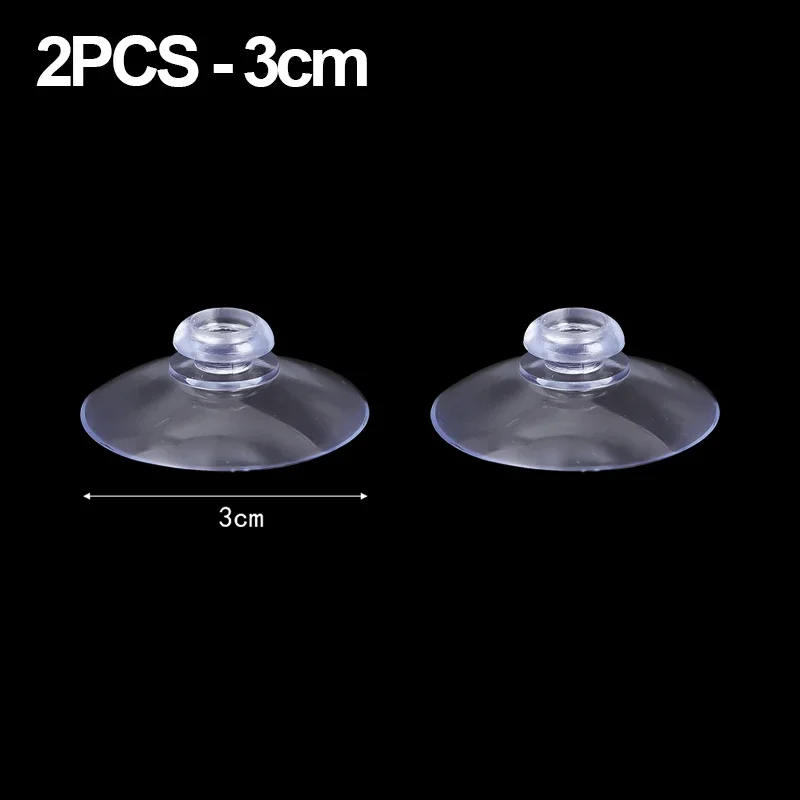 Clear PVC Suction Cup Wall Hooks for Kitchen, Bathroom, and Window Decorations