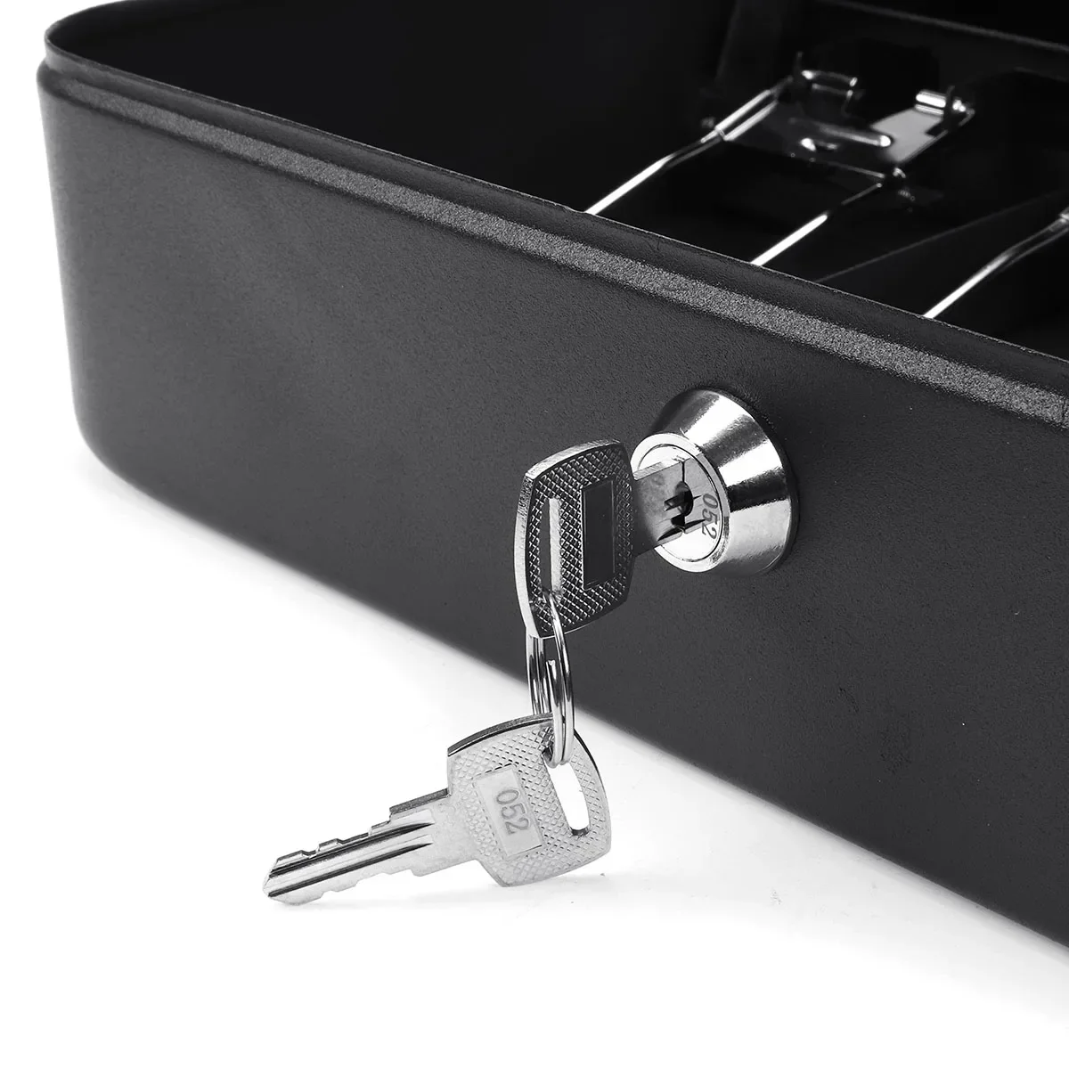 Mini Money Box Protable Key Locker Safe Home Shop Steel Security Cash Box Storage Cashier Drawer Hidden Coin Money Jewellery 6