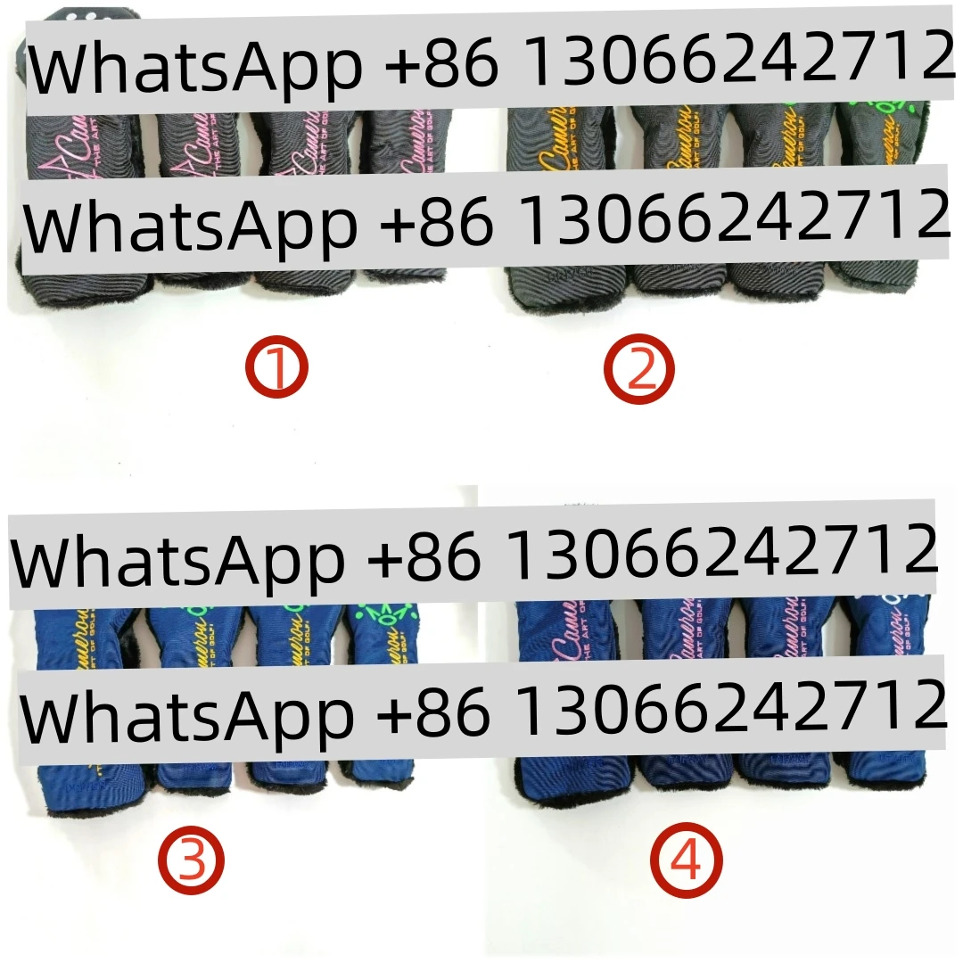 

Накладка на голову для гольф-клуба изготовлена из водонепроницаемой нейлоновой ткани для водителя Fairway Wood Putter No.1/No.3/No.5/UT магнитная застежка