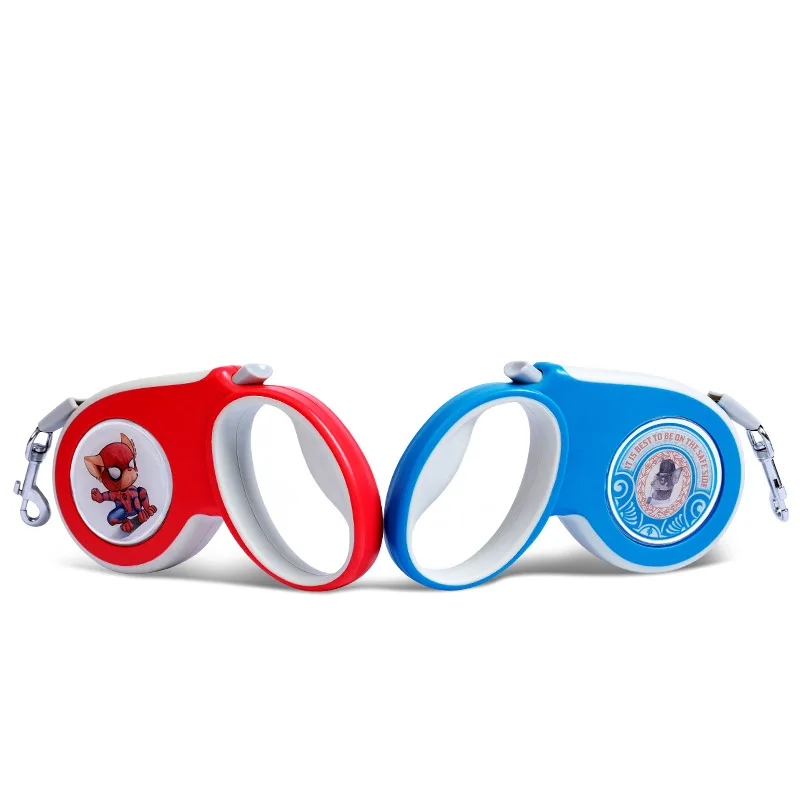 

Wholesale of nylon dog leashes for large, medium, and small dogs Automatic telescopic pet traction ropes for outdoor use