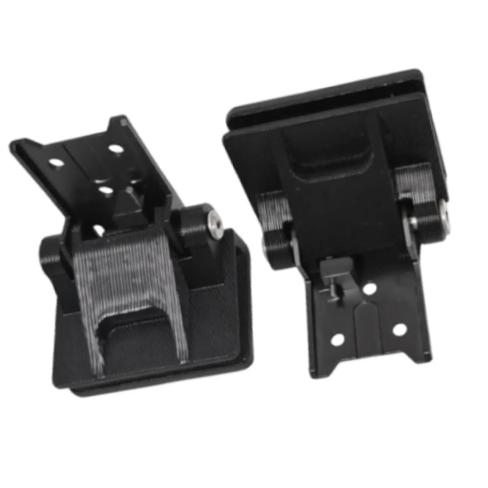 2x 더스트 커버 힌지 부품 교체용 고성능 간편한 설치 견고한 비닐 플레이어 부품 호환 가능 블랙