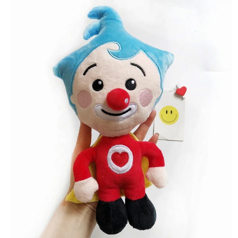 25cm Plim Plim Clown Plush Toy Kawaii Clown Plushie Doll Soft Stuffed Anime Plush Toys for Christmas Birthday Gift For Kids