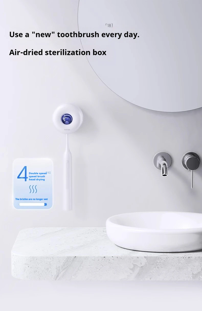SOOCAS D5 Electric Toothbrush Ultrasonic Sonic Tooth Brush Upgraded Type-c Fast Chargeable Adult IPX7 Waterproof 6