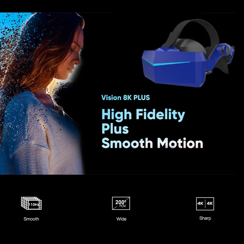 Original Pimax 8K Plus VR Smart Glasses Virtual Reality Headset