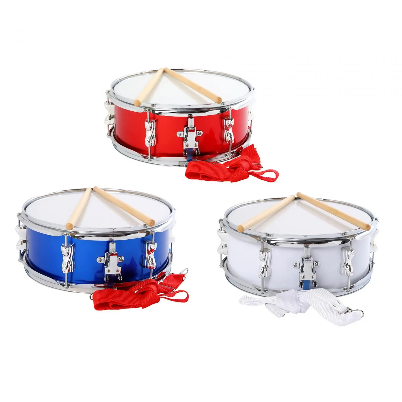 

13inch Snare Drum Educational Toy Lightweight with Shoulder Strap Music Drums for Kids Teens Beginners Boys Girls Children