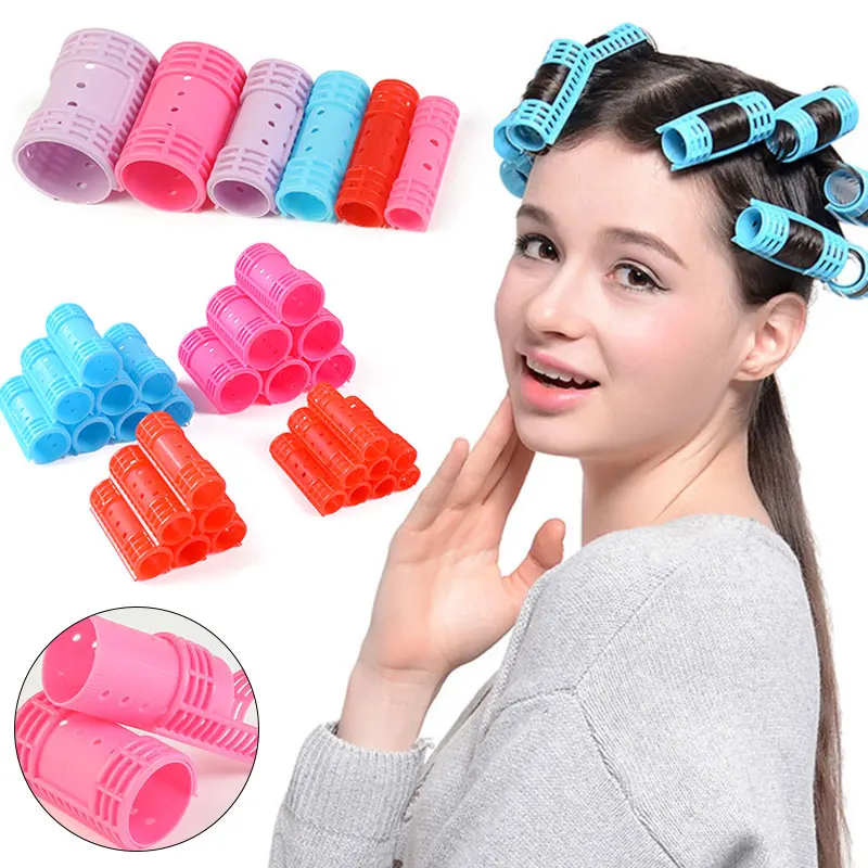 Snap On Plastic Hair Rollers