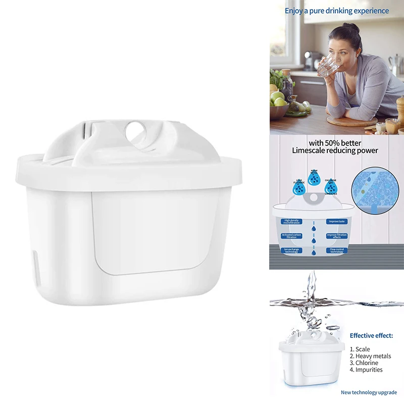 Water Filter Cartridge For Brita Maxtra+,Brita Style, Mavea Elemaris XL