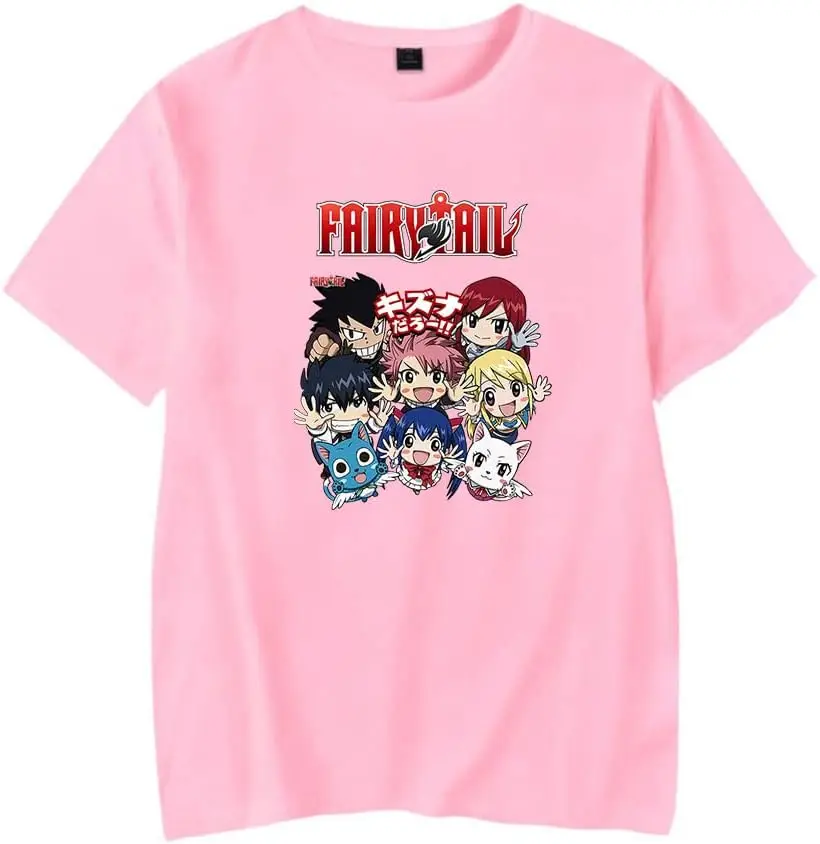 Мужская футболка с японским аниме принтом «Фея хвост»