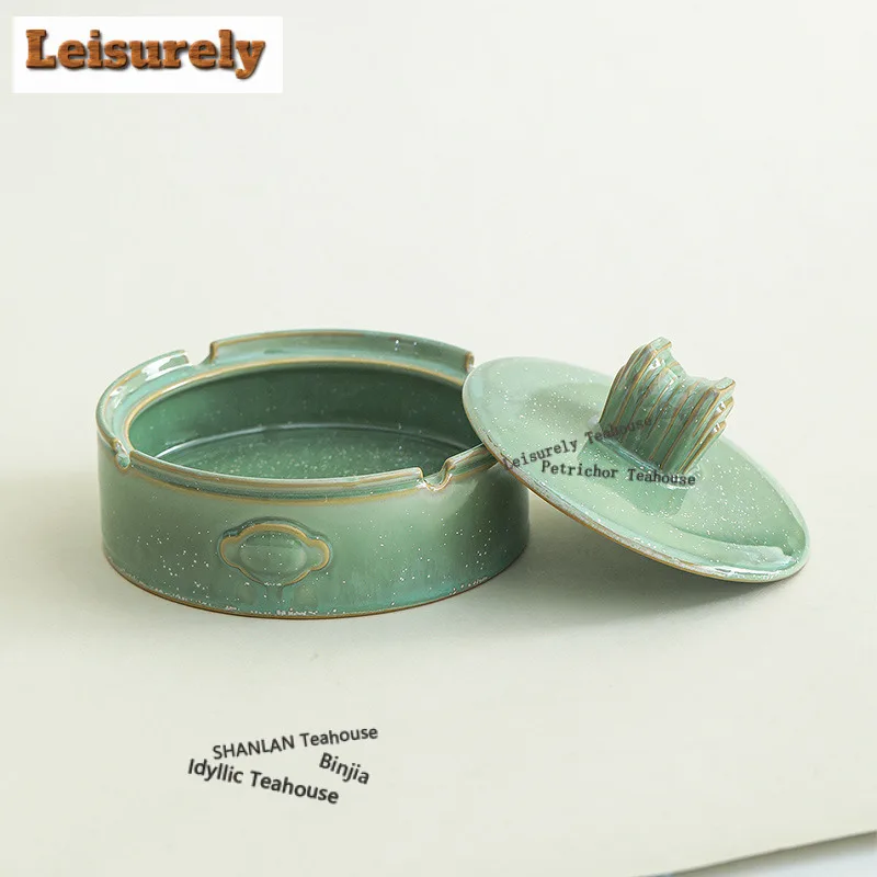 Starry Sky Official Hat Ashtray Antique Ash Tray Household Weed Smoking Chinese Tea Set Supplies Ornaments Tea Ceremony Supplies