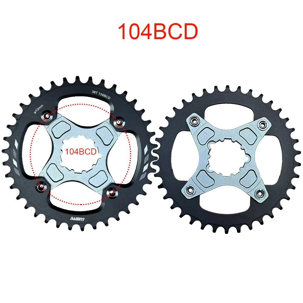 Direct Mount Kettenblatt Konverter Spider 104 110 130 BCD 4 5 Bolzen Kurbel Arm Kettenblatt Adapter MTB Rennrad Klappfahrrad Teile – Detail 4