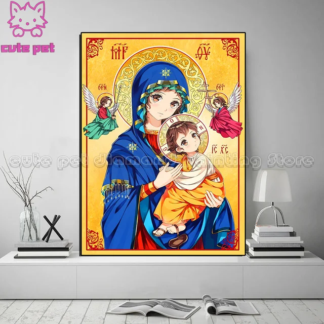 Diamond Painting Religion Jesus  Jesus Pattern Diamond Painting - 5d  Diamond - Aliexpress