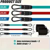 Exercising Resistance Belt, Puller, Leg Strength Training, Tie Strap, Foot Loop Buckle, Elastic Rope Protector, Edge Protection