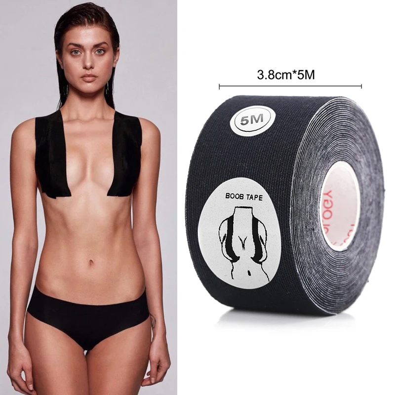 5M Lift Tape Intimates Sexy Bralette Push Up Bra Boob Tape Invisible Chest Patch Woman Nipple Cover Roll Breast Adhesive Bras