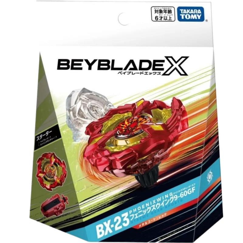 Originale Takara Tomy Beyblade X Bx-23 Starter Phoenix Wing 9-60Gf