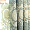 European-style Light Luxury Thickened Chenille Embroidered Window Screen Curtains for Living Room Bedroom Finished Product 1