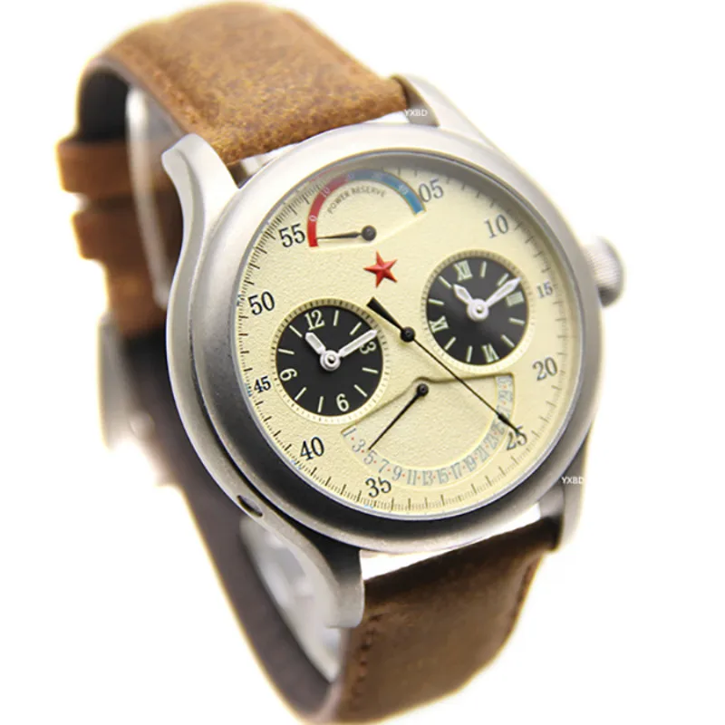 45Mm 1963 Gmt Dual Time Zone Orologi Meccanici Automatici Da Uomo St2545 Calendario Del Movimento Orologio Militare Dell'Esercito Mano Luminosa