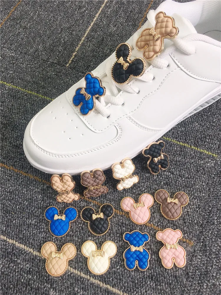 Design Jewelry Shoelaces Charms Luxury Metal Shoe Laces Decor Diy Woman Sneakers Buckle Accessories Shoes Decorations Girls Gift