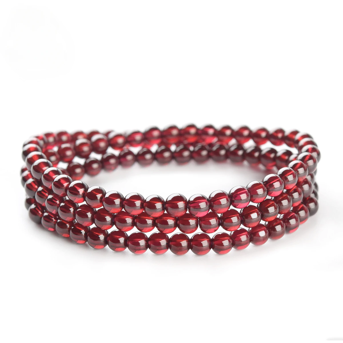 

Garnet Bracelet Women's Wine Red Orange Red Crystal Jade Red Rope Purple Teeth Black Garnet Bracelet Transport Bracelet