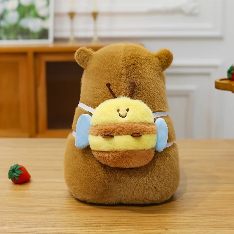 Capybara Plush Toy - Soft, Fluffy Decorative Pillow