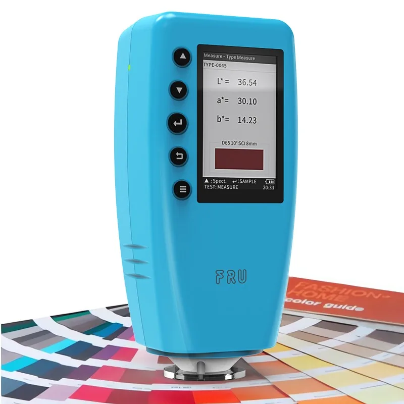 High Quality Portable Accurate Colorimeter WR18 Color MeterSwitchable Caliber with 4mm 8mm WR10