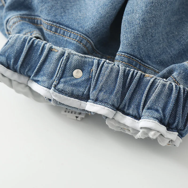 Children Skirts Denim Clothes Summer Kids Girls Blue Denim Mini Skirt Children Casual Clothes for Teenager 4-16 Years Old