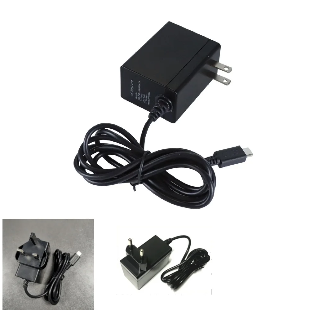 15V/2.6A US EU Plug AC Adapter Charger For Nintendo Switch Fast Charger USB Type C Power For Switch Dock Support Tv Mode power adapter game console power adapter type c power adapter