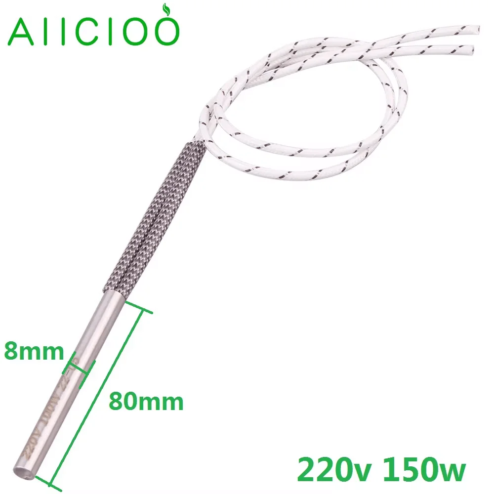 Description Picture 3 of item2PCS Mold Cartridge Heater Cylindrical Igniter Hot Rod Tubular Heating Element 6mm/8mm/10mm/12mm 220V 100W/150W/200W/250W SUS304