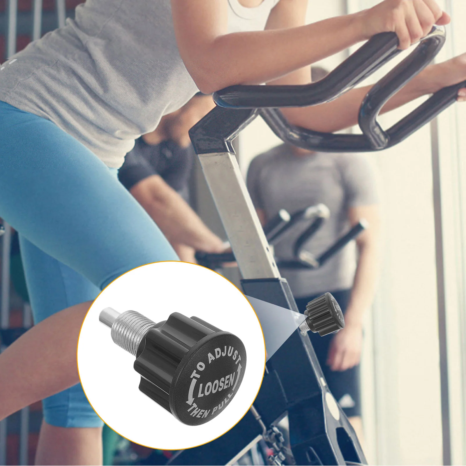 Accessories Knob Rotating Pull Pin Gym Equipment Abs Exercise Bikes Screw Replacement Parts for Fitness