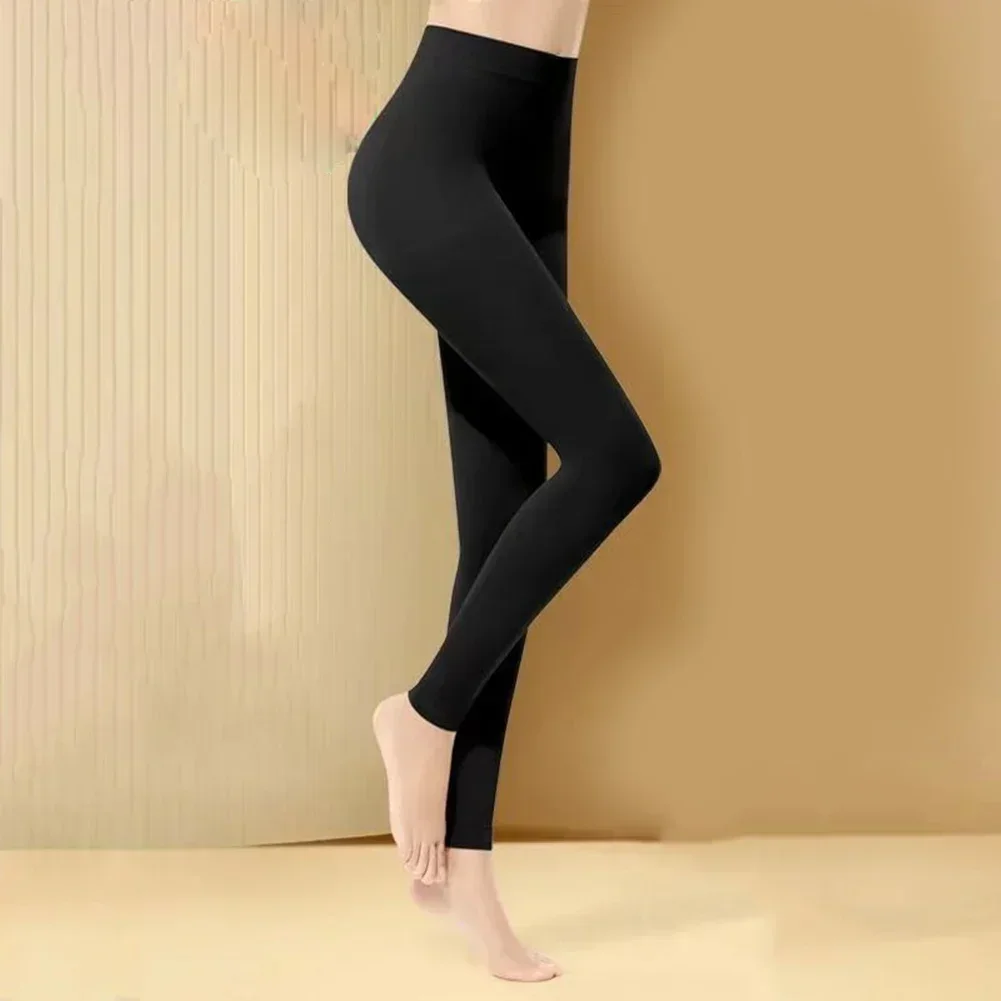 Women Tights Women Pantyhose Women Stockings Solid Color Pantyhose Thermal Leggings Women Pantyhose Tights Flesh Colored Bare Legs Leggings Butt Lifting Leg Shaping Thermal Stockings Woman Beautiful Leg Socks